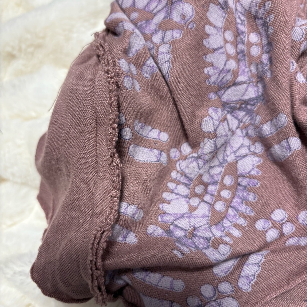 Free People Retired Vintage Boho Chic Mauve Tank Top - Picture 8 of 8